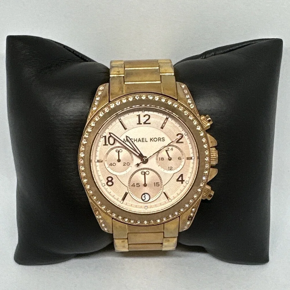 Michael Kors Blair MK5263 Womens Stainless Steel Analog Dial Quartz Watch HME698